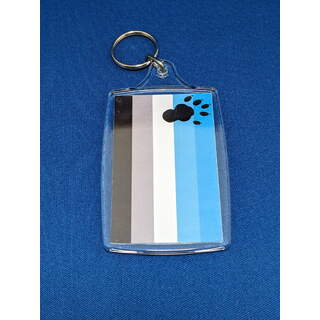 Otter Flag Large Keyring/Bag Tag