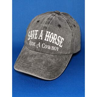 'Save a Horse, Ride a Cowboy' cotton cap